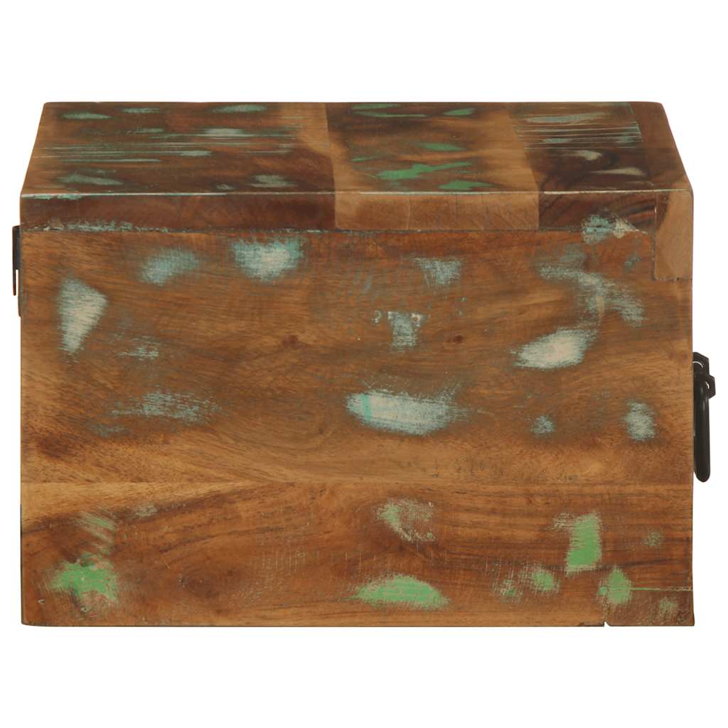 vidaXL Wall-mounted Bedside Cabinet Solid Wood Reclaimed