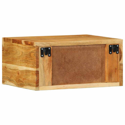 vidaXL Wall-mounted Bedside Cabinet Solid Wood Acacia
