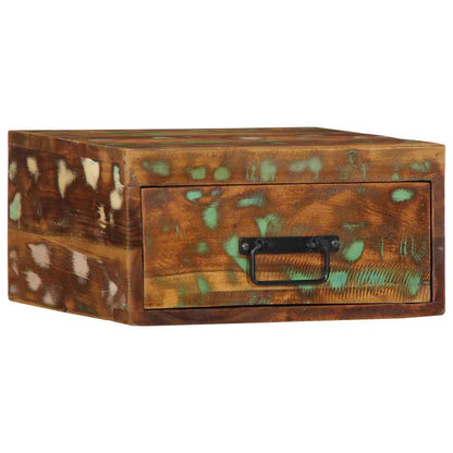 vidaXL Wall-mounted Bedside Cabinets 2 pcs Solid Wood Reclaimed