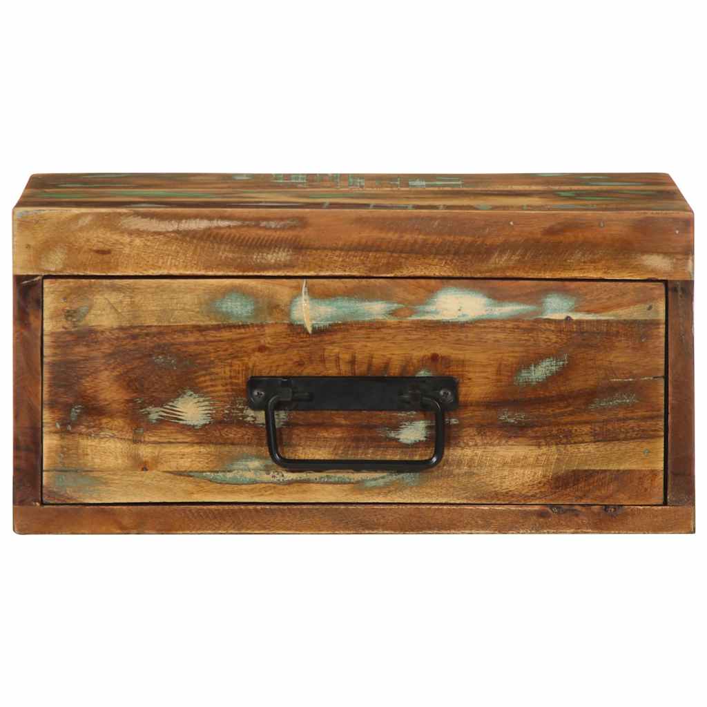 vidaXL Wall-mounted Bedside Cabinets 2 pcs Solid Wood Reclaimed
