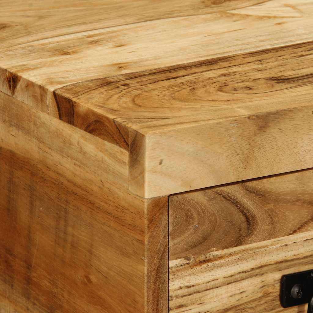 vidaXL Wall-mounted TV Cabinet 60x30x19 cm Solid Wood Acacia