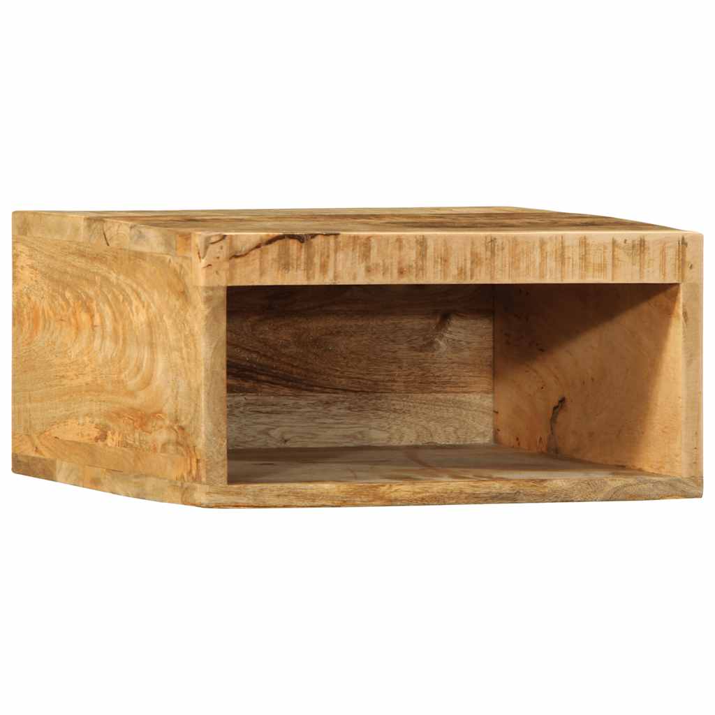 vidaXL 2 Piece Wall-mounted TV Cabinet Set Solid Rough Wood Mango