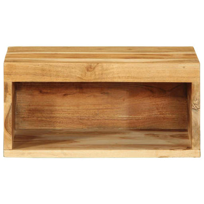 vidaXL 2 Piece Wall-mounted TV Cabinet Set Solid Wood Acacia