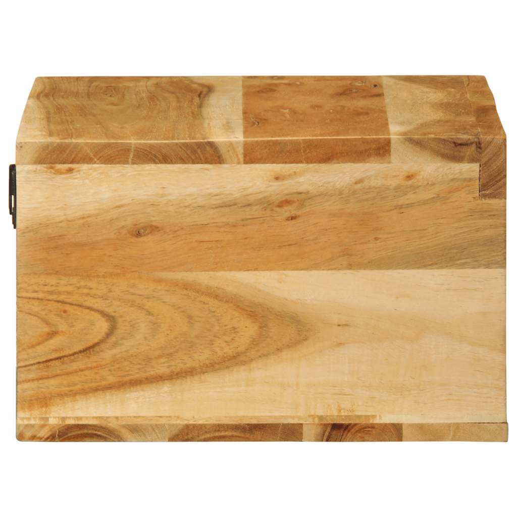 vidaXL 2 Piece Wall-mounted TV Cabinet Set Solid Wood Acacia