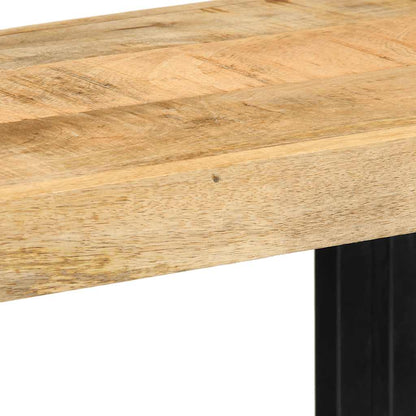 vidaXL Wall Shelf 70x33x35 cm Solid Rough Wood Mango
