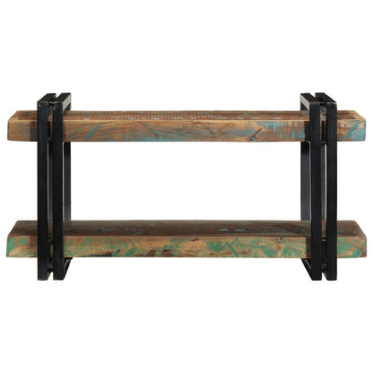 vidaXL Wall Shelf Multicolour Solid Wood Reclaimed