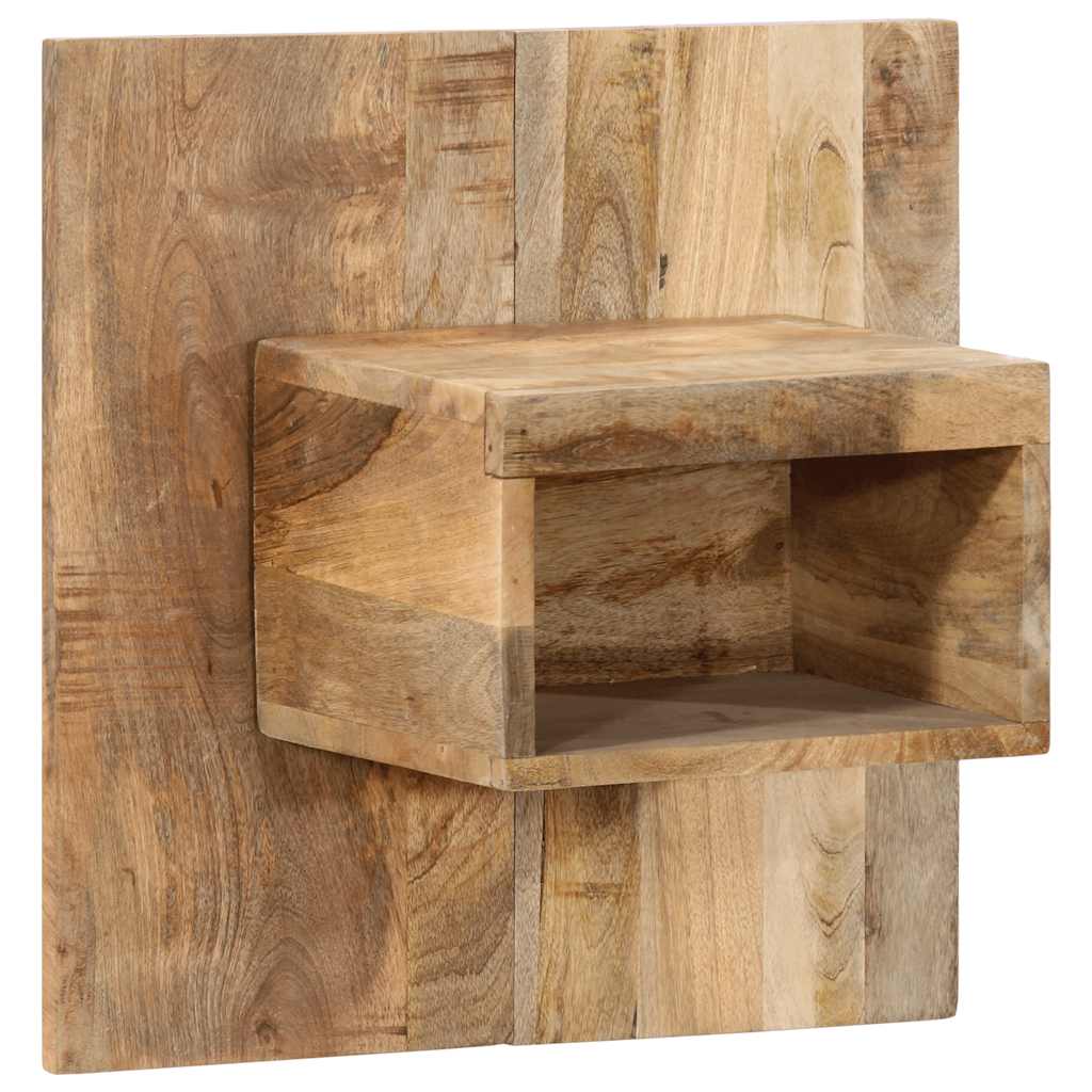 vidaXL Bedside Cabinet 50x27x50 cm Solid Rough Wood Mango