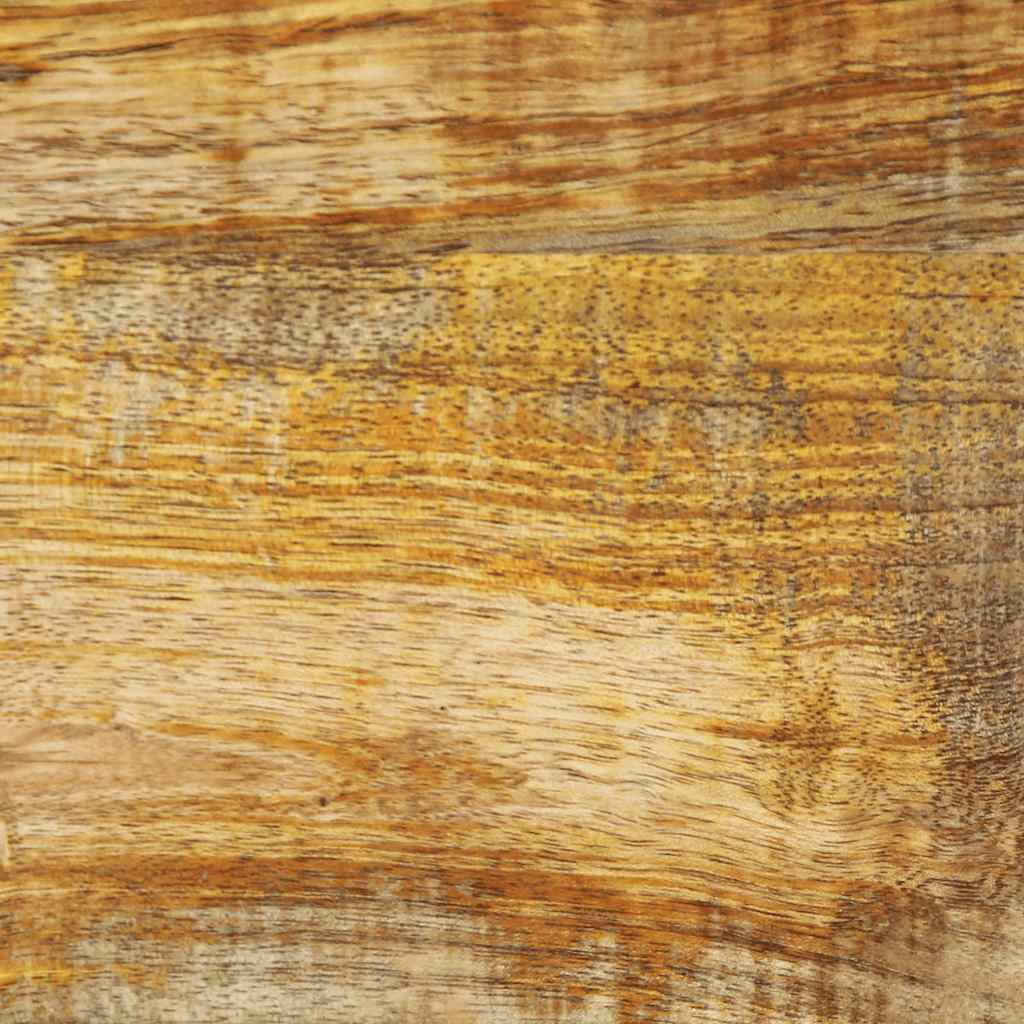 vidaXL Bedside Cabinet 50x27x50 cm Solid Rough Wood Mango