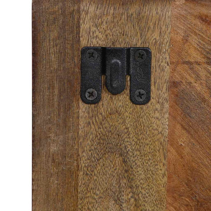 vidaXL Bedside Cabinet Multicolour 50x27x50 cm Solid Wood Reclaimed