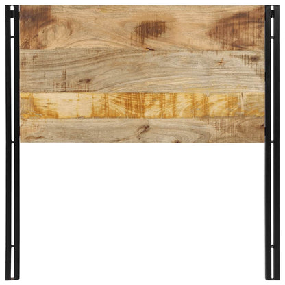 vidaXL Headboard 100 cm Solid Wood Mango and Iron