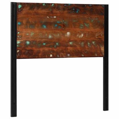 vidaXL Headboard 100 cm Solid Wood Reclaimed and Iron