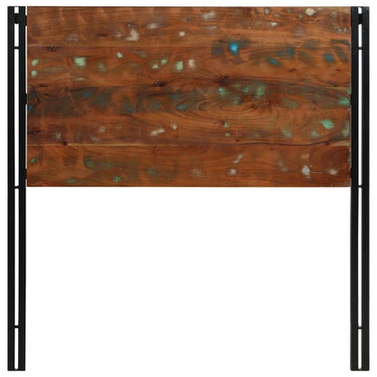 vidaXL Headboard 100 cm Solid Wood Reclaimed and Iron