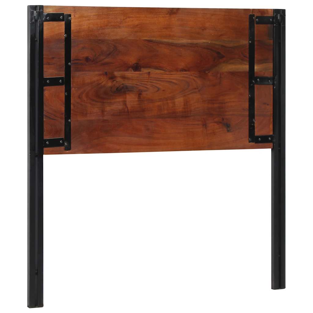vidaXL Headboard 100 cm Solid Wood Reclaimed and Iron