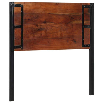 vidaXL Headboard 100 cm Solid Wood Reclaimed and Iron