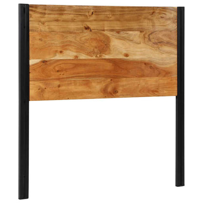 vidaXL Headboard 100 cm Solid Wood Acacia and Iron
