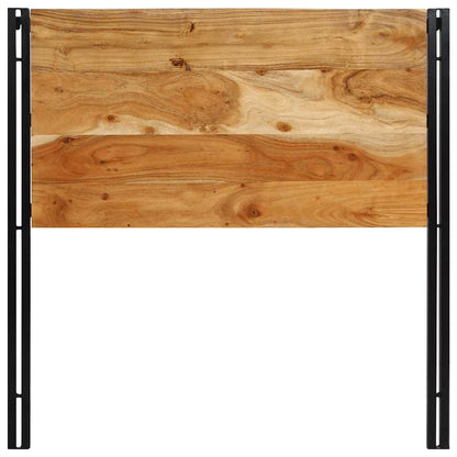 vidaXL Headboard 100 cm Solid Wood Acacia and Iron