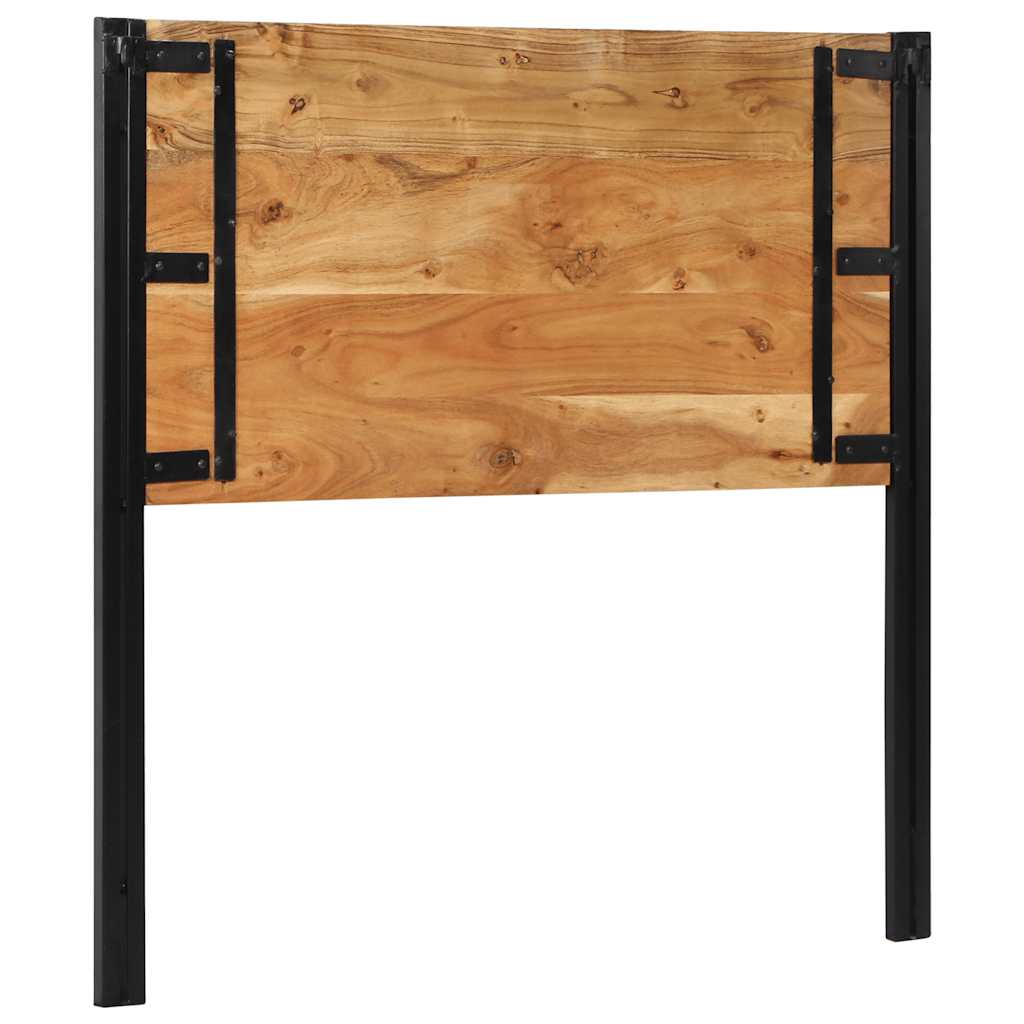 vidaXL Headboard 100 cm Solid Wood Acacia and Iron