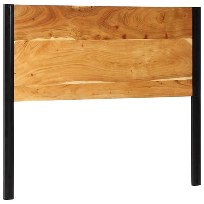 vidaXL Headboard 120 cm Solid Wood Acacia and Iron