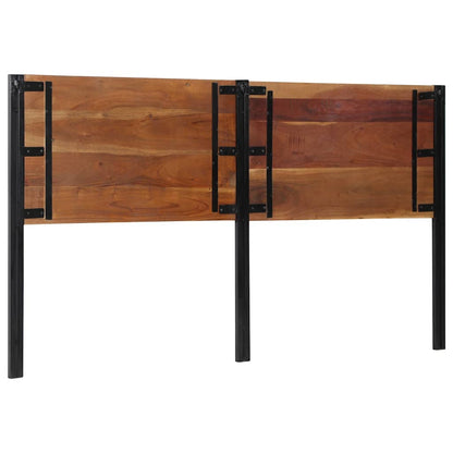 vidaXL Headboard 180 cm Solid Wood Reclaimed and Iron