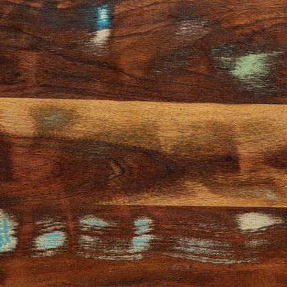 vidaXL Headboard 200 cm Solid Wood Reclaimed and Iron