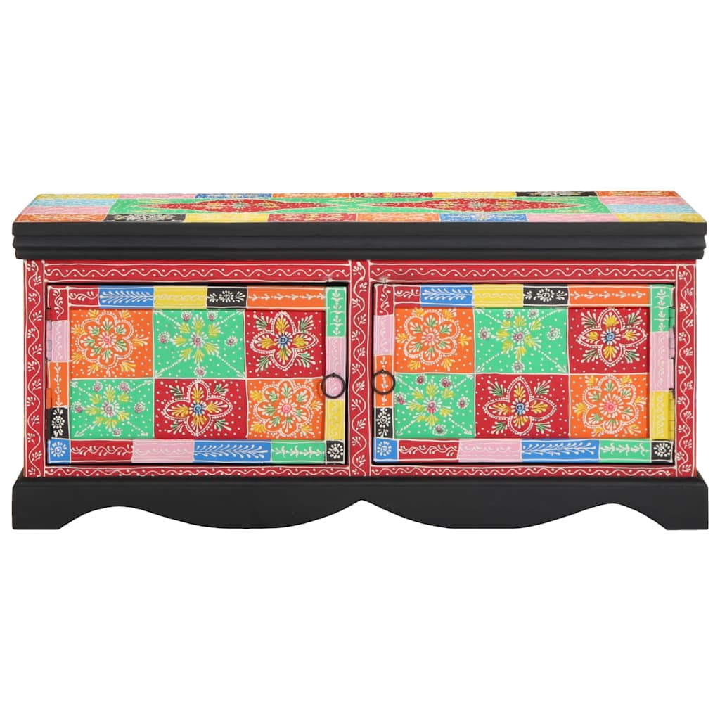 vidaXL Coffee Table Multicolour 90x50x40 cm Solid Wood Mango