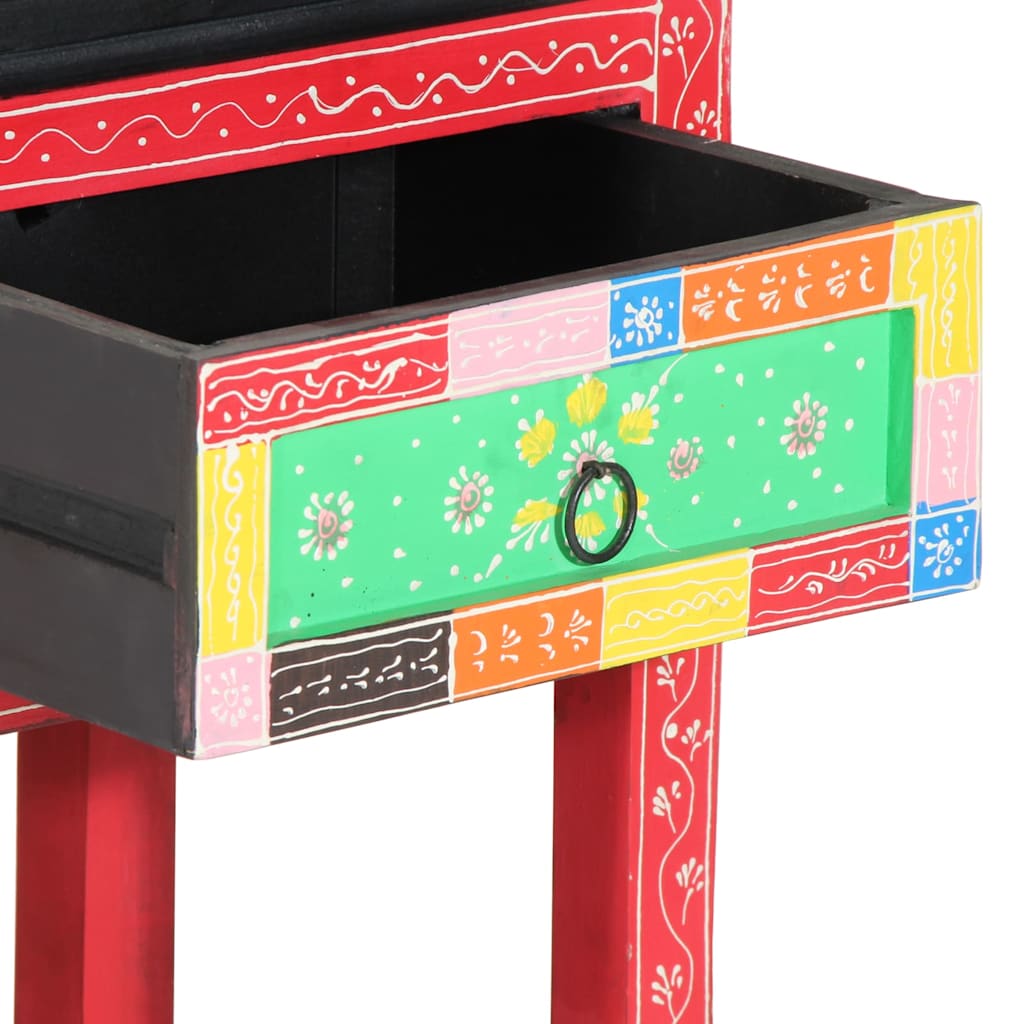 vidaXL Console Table with Drawer Multicolour 80 x 35 x 76 cm