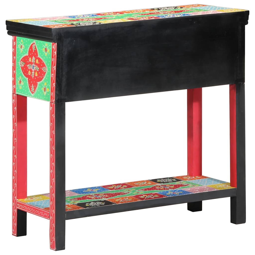 vidaXL Console Table with Drawer Multicolour 80 x 35 x 76 cm