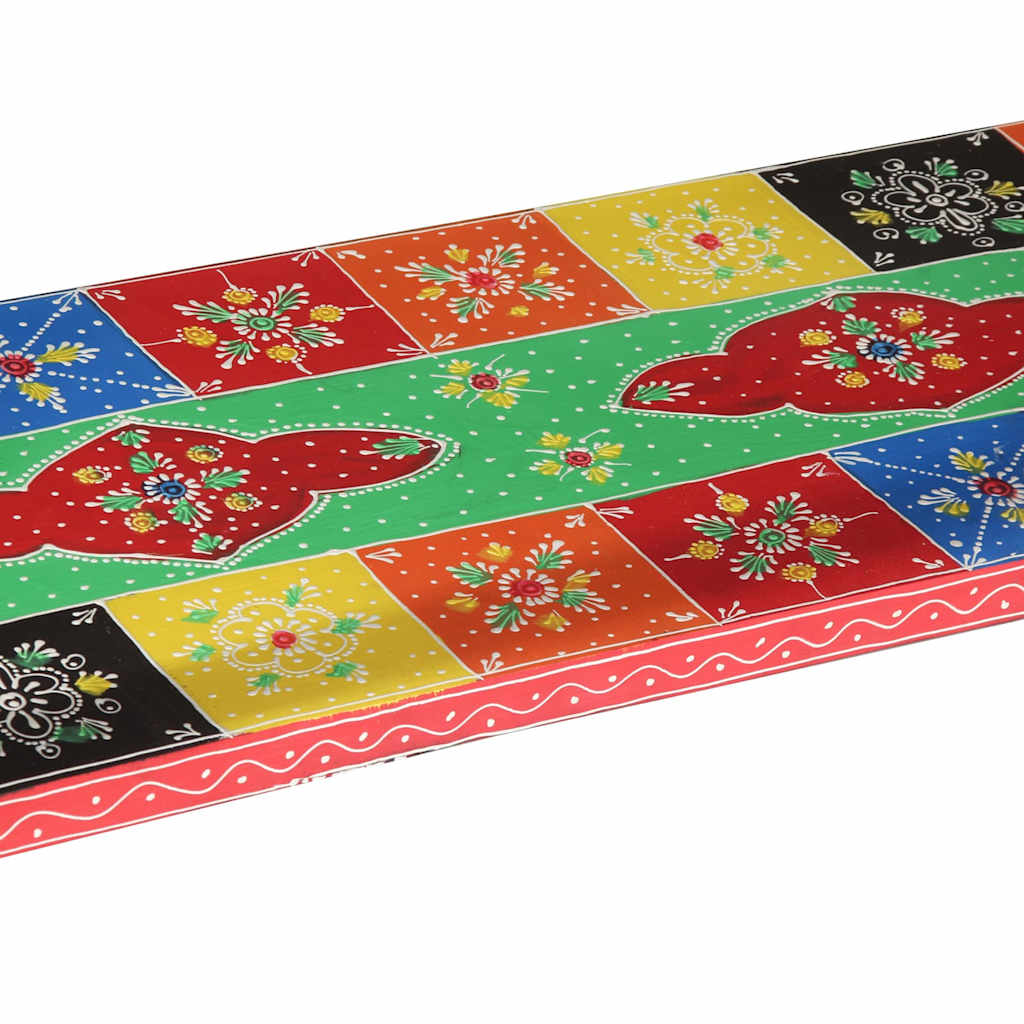 vidaXL Console Table with Drawer Multicolour 100 x 30 x 77 cm