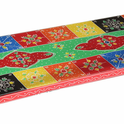 vidaXL Console Table with Drawer Multicolour 100 x 30 x 77 cm