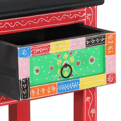 vidaXL Console Table with Drawer Multicolour 100 x 30 x 77 cm