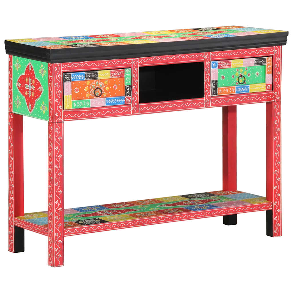 vidaXL Console Table with Drawer Multicolour 100 x 30 x 77 cm