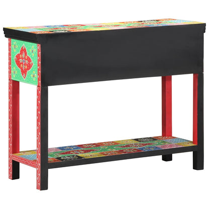 vidaXL Console Table with Drawer Multicolour 100 x 30 x 77 cm