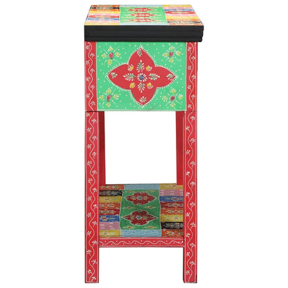 vidaXL Console Table with Drawer Multicolour 100 x 30 x 77 cm