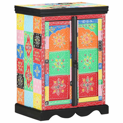 vidaXL Console Table with Shelf with Door Multicolour 50 x 30 x 70 cm