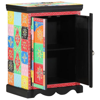 vidaXL Console Table with Shelf with Door Multicolour 50 x 30 x 70 cm