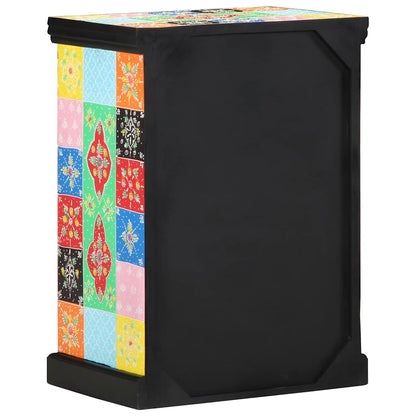 vidaXL Console Table with Shelf with Door Multicolour 50 x 30 x 70 cm