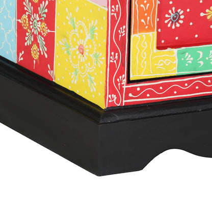 vidaXL Drawer Cabinet Multicolour 40 x 40 x 60 cm Solid Mango Wood