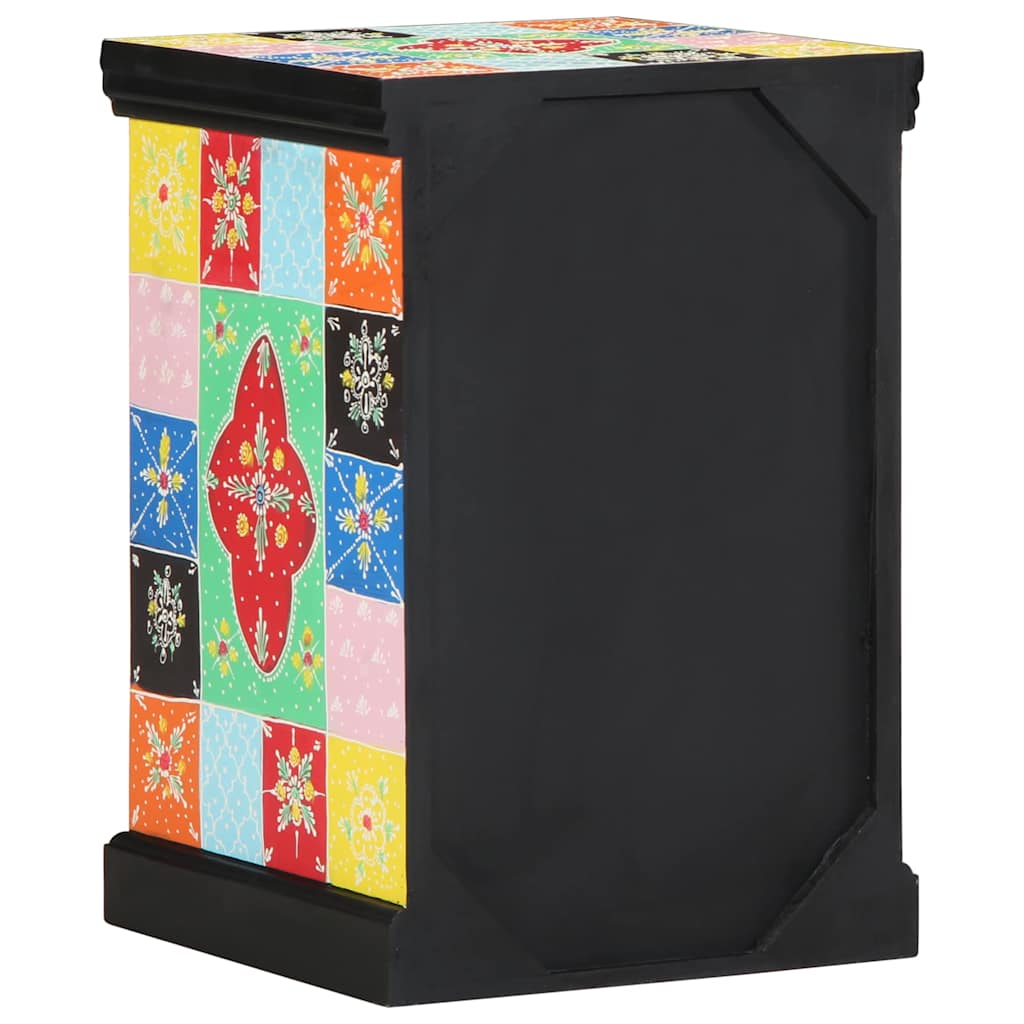 vidaXL Drawer Cabinet Multicolour 40 x 40 x 60 cm Solid Mango Wood
