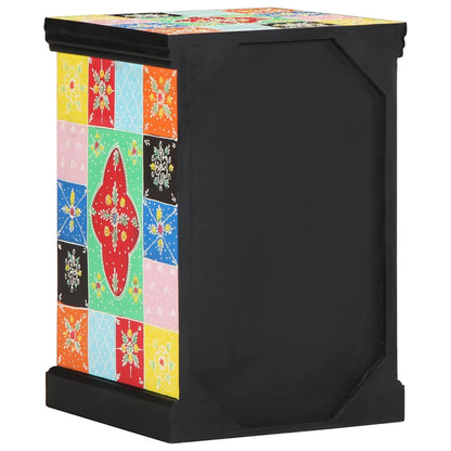 vidaXL Drawer Cabinet Multicolour 40 x 40 x 60 cm Solid Mango Wood