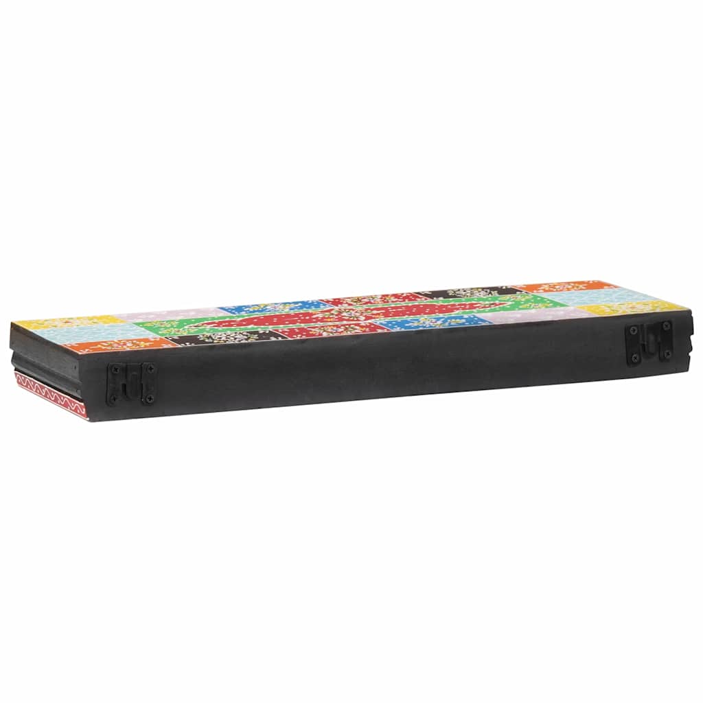 vidaXL Wall Shelves Multicolour 60 x 20 x 6 cm Solid Mango Wood