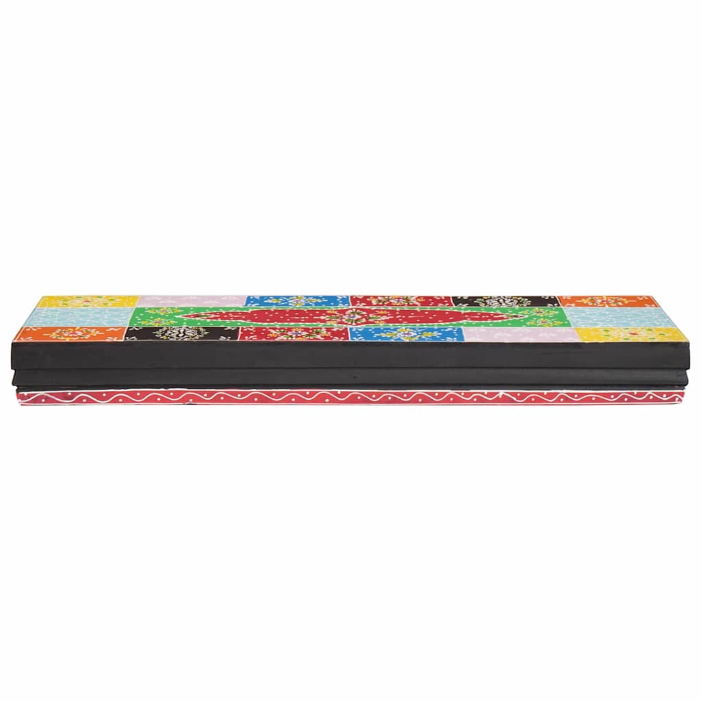 vidaXL Wall Shelves Multicolour 60 x 20 x 6 cm Solid Mango Wood