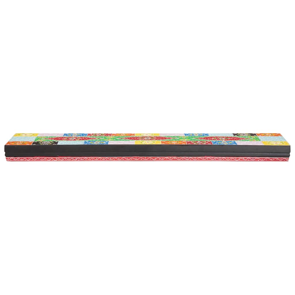 vidaXL Wall Shelves Multicolour 100 x 20 x 6 cm Solid Mango Wood