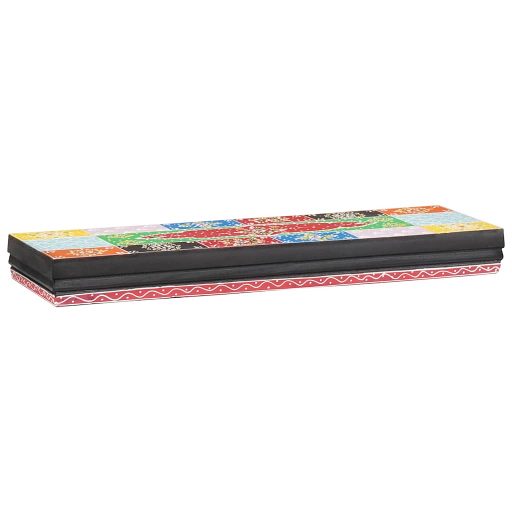 vidaXL Wall Shelves 3 pcs Multicolour 100 x 20 x 6 cm Solid Mango Wood