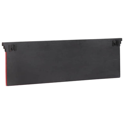 vidaXL Coat Rack Black 80 x 25 x 2 cm Solid Mango Wood