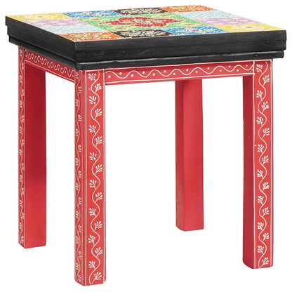 vidaXL End Table 2 pcs Multicolour