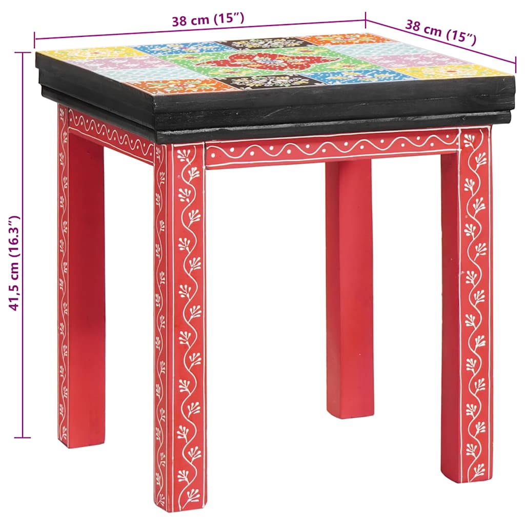 vidaXL End Table 2 pcs Multicolour