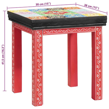 vidaXL End Table 2 pcs Multicolour