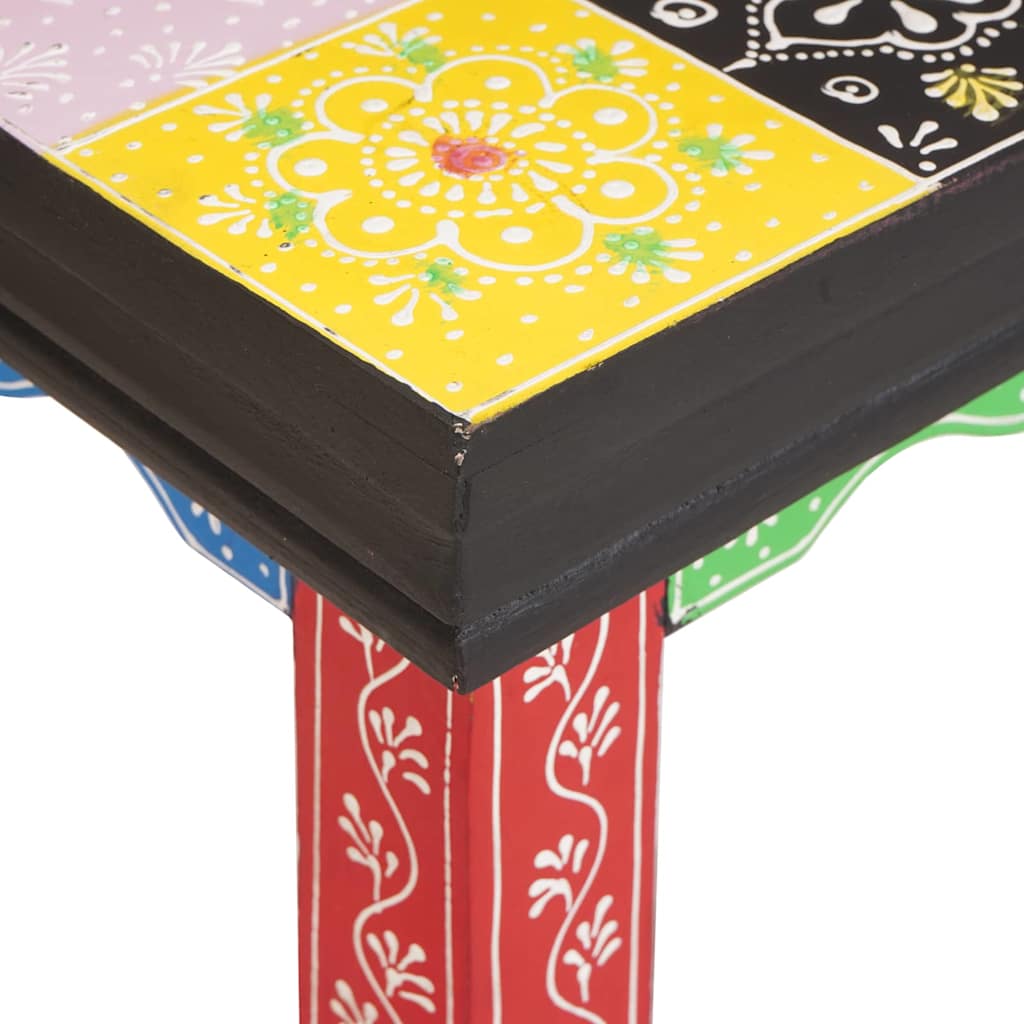 vidaXL Square Table 3 pcs Multicolour 50 x 50 x 50 cm