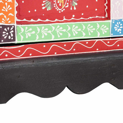 vidaXL Chest of drawers Multicolour 30 x 30 x 90 cm Solid Mango Wood