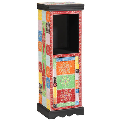 vidaXL Chest of drawers Multicolour 30 x 30 x 90 cm Solid Mango Wood